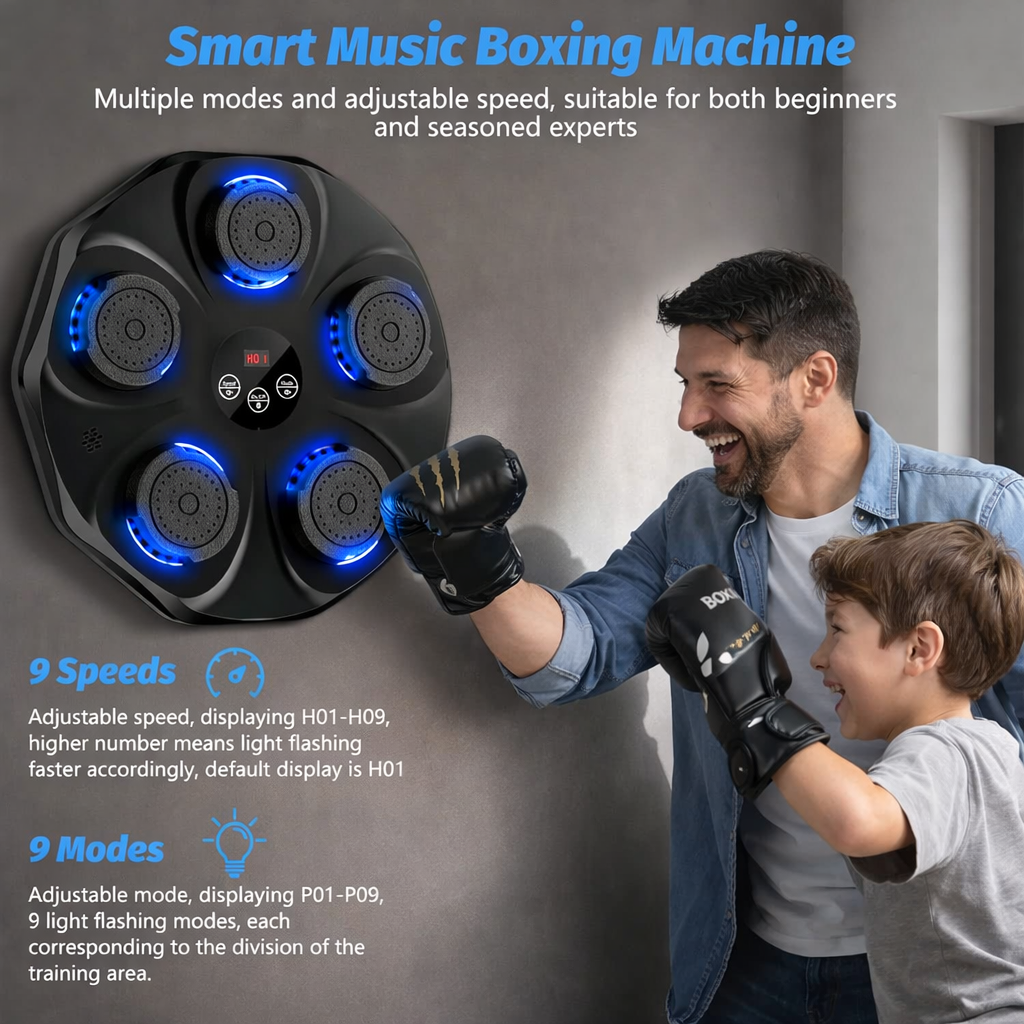 Music Boxing Machine by Cilious™  - The Ultimate Rhythm Punch