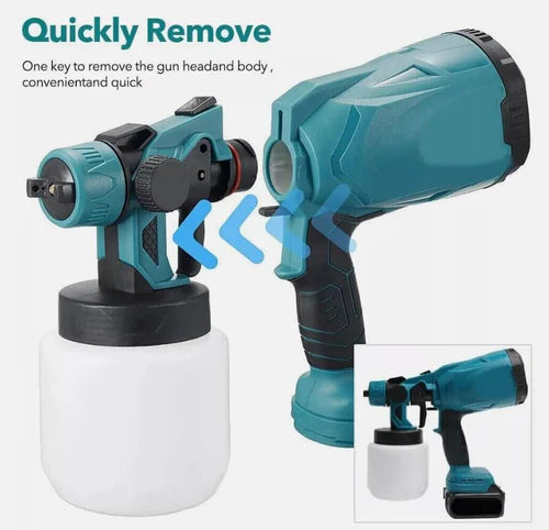 High-pressure Cordless Paint Sprayer with Battery