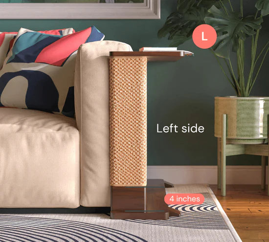 Smart Corner End Table – Sofa Saver, Cat Scratch Station & Stylish Decor