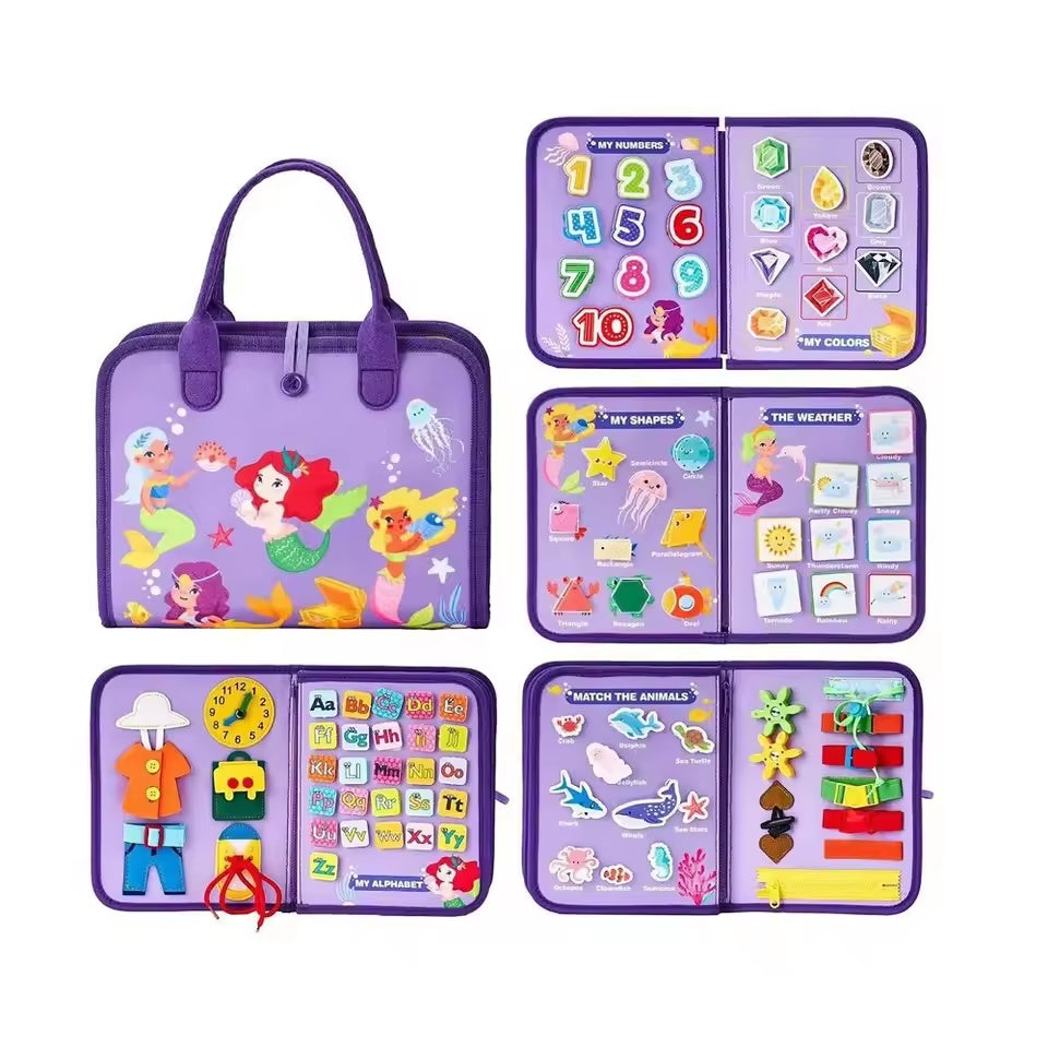 Cilious™ Montessori Busy Board - Sensory-Rich, Skill-Building Educational Toy